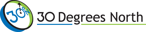30 Degrees North Logo